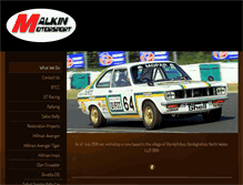 Tablet Screenshot of malkinmotorsport.co.uk